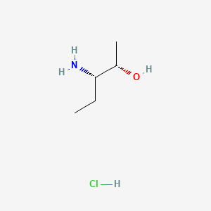 (2S,3S)-3-Aminopentan-2-ol hydrochloride chemical structure (CAS 1352149-50-8)
