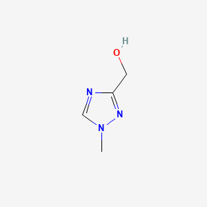 (1-Methyl-1H-[1,2,4]triazol-3-yl)methanol chemical structure (CAS 135242-93-2)