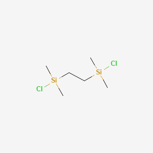 1,2-Bis(chlorodimethylsilyl)ethane chemical structure (CAS 13528-93-3)