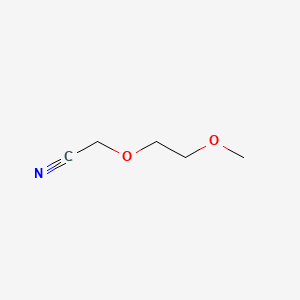 2-(2-Methoxyethoxy)acetonitrile chemical structure (CAS 135290-24-3)