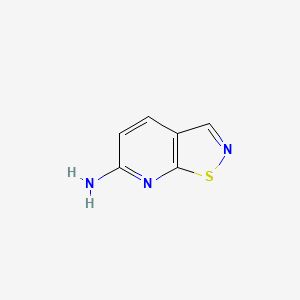 Isothiazolo[5,4-b]pyridin-6-amine chemical structure (CAS 1352905-20-4)