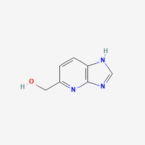 (3H-Imidazo[4,5-b]pyridin-5-yl)methanol chemical structure (CAS 1352911-89-7)