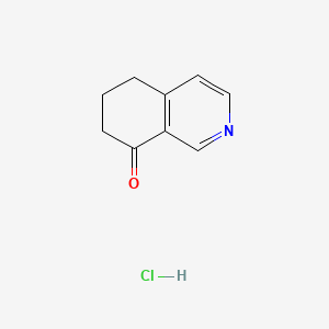 6,7-Dihydroisoquinolin-8(5H)-one hydrochloride chemical structure (CAS 135311-97-6)