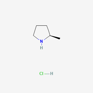 (R)-2-Methylpyrrolidine hydrochloride chemical structure (CAS 135324-85-5)
