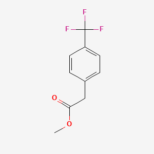 Methyl 2-[4-(trifluoromethyl)phenyl]acetate chemical structure (CAS 135325-18-7)