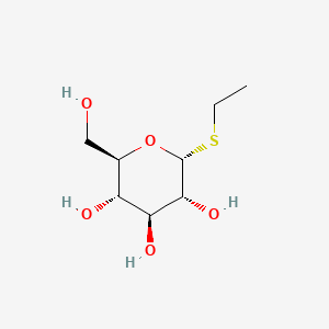 Ethyl α-Thioglucopyranoside chemical structure (CAS 13533-58-9)