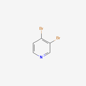 3,4-Dibromopyridine chemical structure (CAS 13534-90-2)