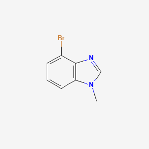 4-Bromo-1-methyl-1H-benzo[d]imidazole chemical structure (CAS 1353679-63-6)