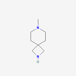 7-Methyl-2,7-diazaspiro[3.5]nonane chemical structure (CAS 135380-50-6)