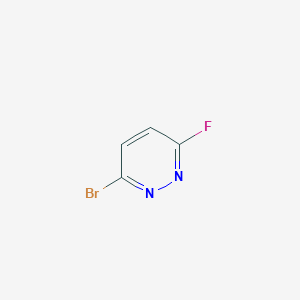 3-Bromo-6-fluoropyridazine chemical structure (CAS 1353854-35-9)