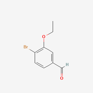 4-Bromo-3-ethoxybenzaldehyde chemical structure (CAS 1353962-25-0)