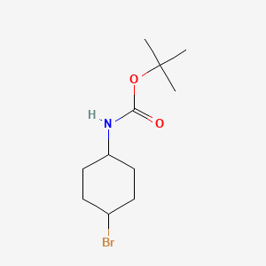 tert-Butyl (4-bromocyclohexyl)carbamate chemical structure (CAS 1353963-71-9)