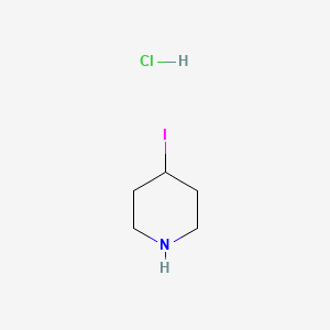 4-Iodopiperidine hydrochloride chemical structure (CAS 1353979-67-5)