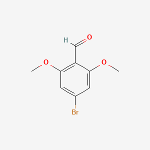 4-Bromo-2,6-dimethoxybenzaldehyde chemical structure (CAS 1354050-38-6)