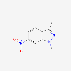 1,3-Dimethyl-6-nitro-1H-indazole chemical structure (CAS 1354224-47-7)
