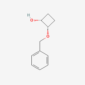 cis-2-(Benzyloxy)cyclobutanol chemical structure (CAS 1354406-53-3)