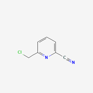 6-(Chloromethyl)-2-cyanopyridine chemical structure (CAS 135450-23-6)