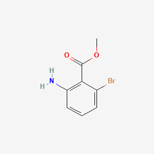 Methyl 2-amino-6-bromobenzoate chemical structure (CAS 135484-78-5)