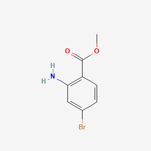 Methyl 2-amino-4-bromobenzoate chemical structure (CAS 135484-83-2)