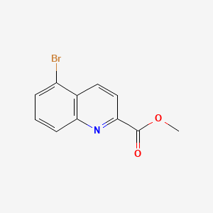 Methyl 5-bromoquinoline-2-carboxylate chemical structure (CAS 1355174-78-5)