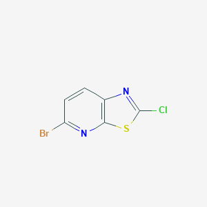 5-Bromo-2-chlorothiazolo[5,4-b]pyridine chemical structure (CAS 1355241-50-7)