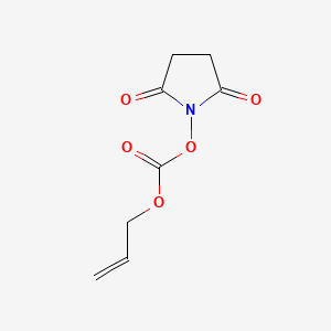 N-(Allyloxycarbonyloxy)succinimide chemical structure (CAS 135544-68-2)