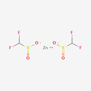 Zinc(II) difluoromethanesulfinate chemical structure (CAS 1355729-38-2)