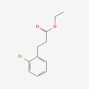 Ethyl 3-(2-bromophenyl)propanoate chemical structure (CAS 135613-33-1)