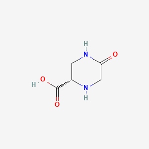 (S)-5-Oxopiperazine-2-carboxylic acid chemical structure (CAS 135630-97-6)
