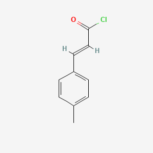 (E)-3-(p-Tolyl)acryloyl chloride chemical structure (CAS 13565-07-6)