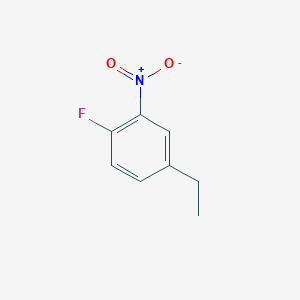 4-Ethyl-1-fluoro-2-nitrobenzene chemical structure (CAS 1357252-94-8)