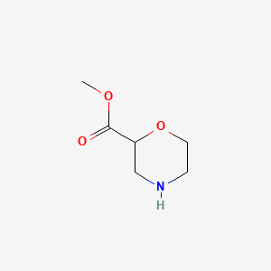 Methyl morpholine-2-carboxylate chemical structure (CAS 135782-19-3)