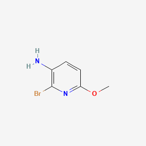 3-Amino-2-bromo-6-methoxypyridine chemical structure (CAS 135795-46-9)