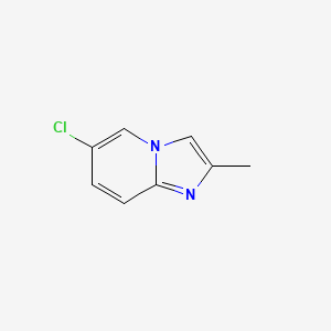 6-Chloro-2-methylimidazo[1,2-a]pyridine chemical structure (CAS 13583-92-1)