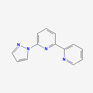 6-(1H-Pyrazol-1-yl)-2,2'-bipyridine chemical structure (CAS 135853-33-7)