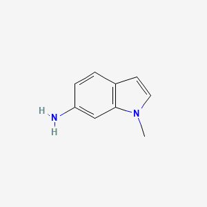 6-Amino-1-methylindole chemical structure (CAS 135855-62-8)