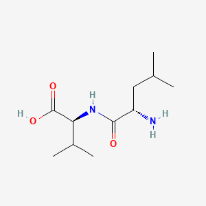L-Leucyl-L-valine chemical structure (CAS 13588-95-9)