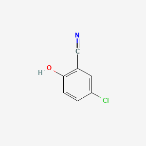5-Chloro-2-hydroxybenzonitrile chemical structure (CAS 13589-72-5)