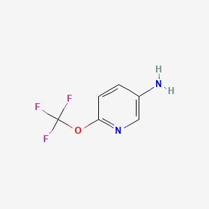 6-(Trifluoromethoxy)pyridin-3-amine chemical structure (CAS 135900-33-3)