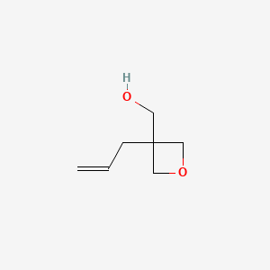 (3-Allyloxetan-3-yl)methanol chemical structure (CAS 135939-47-8)