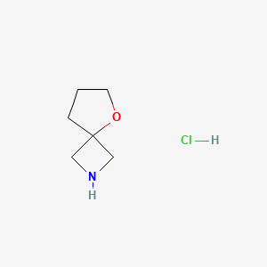 5-Oxa-2-azaspiro[3.4]octane hydrochloride chemical structure (CAS 1359656-11-3)