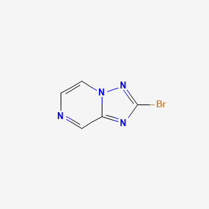 2-Bromo-[1,2,4]triazolo[1,5-a]pyrazine chemical structure (CAS 1359702-68-3)