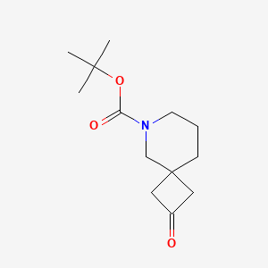 tert-Butyl 2-oxo-6-azaspiro[3.5]nonane-6-carboxylate chemical structure (CAS 1359704-84-9)