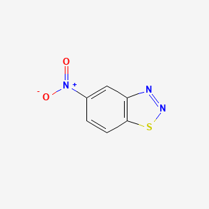 5-Nitrobenzo[d][1,2,3]thiadiazole chemical structure (CAS 13599-78-5)