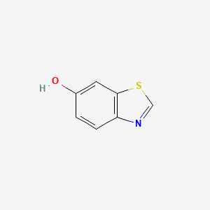 6-Hydroxybenzothiazole chemical structure (CAS 13599-84-3)