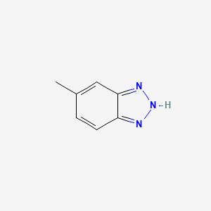 5-Methyl-1H-benzo[d][1,2,3]triazole chemical structure (CAS 136-85-6)
