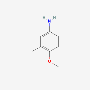 4-Methoxy-3-methylphenylamine chemical structure (CAS 136-90-3)