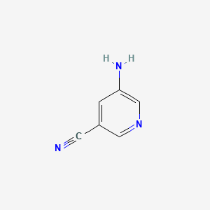 5-Aminonicotinonitrile chemical structure (CAS 13600-47-0)