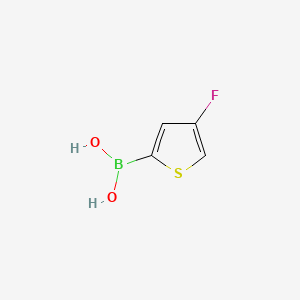(4-Fluorothiophen-2-yl)boronic acid chemical structure (CAS 1360465-66-2)
