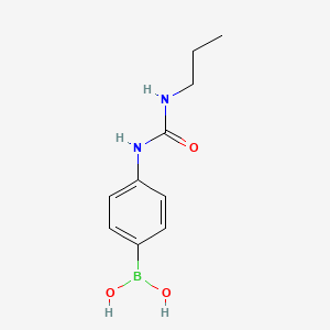 (4-(3-Propylureido)phenyl)boronic acid chemical structure (CAS 1360471-12-0)